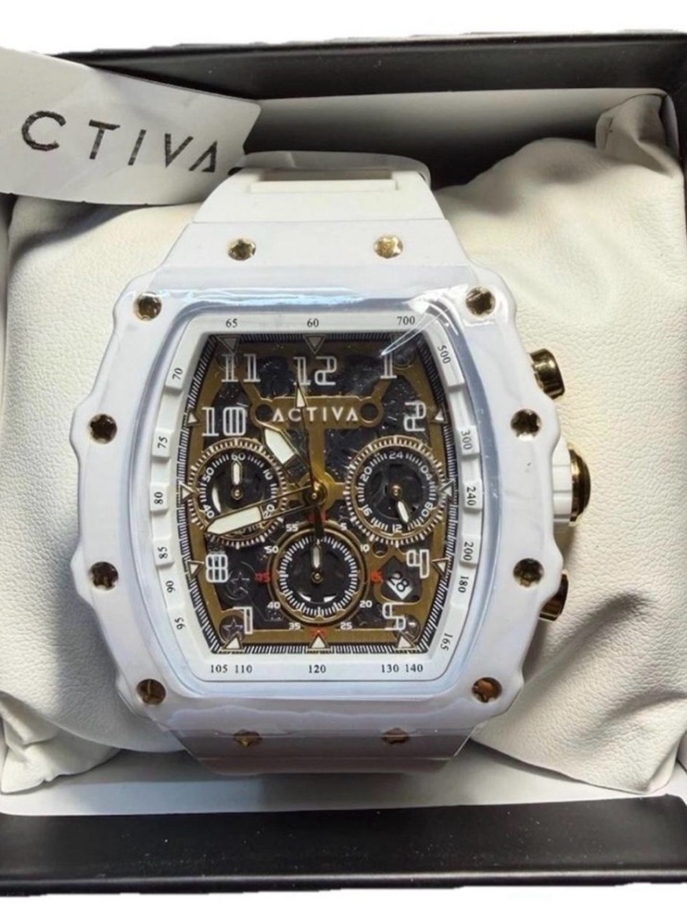 Activa Fury X Activa Men’s Watch w/ Skeleton Dial 44.3 MM